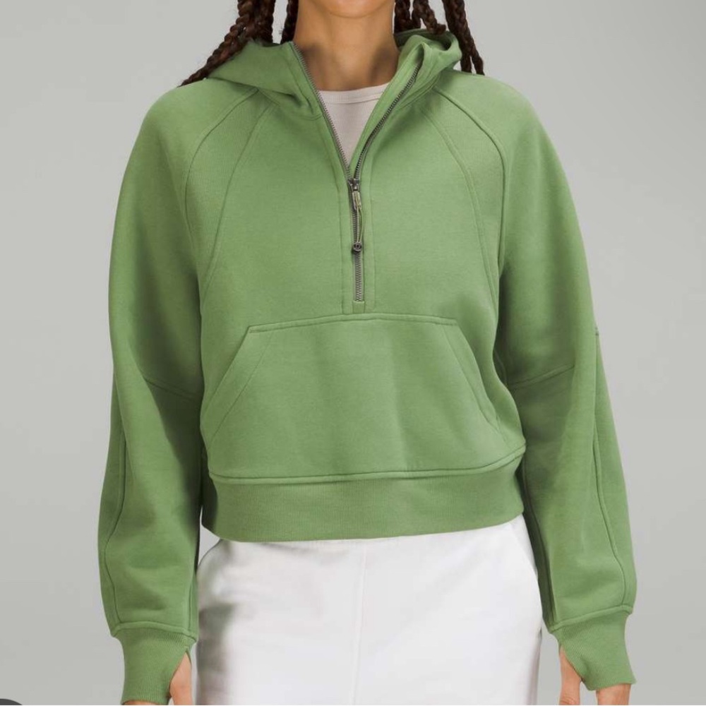 Lululemon Scuba oversized Half-Zip Hoodie. Size: XS/S Color:Green Foliage